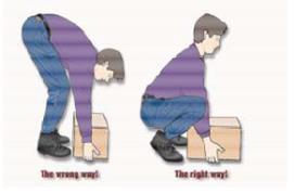 high or sudden force repetitive movement sustained or awkward posture exposure to vibration (Safe Work Australia 2011a p.