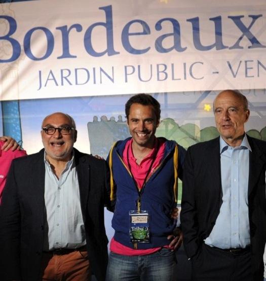 Alain Juppé, former Prime Minister and Mayor of Bordeaux, and his Chief of Staff Ludovic