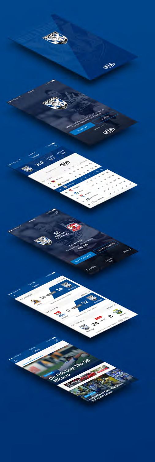 OUR DIGITAL EXPERIENCE IS CHANGING The Bulldogs are excited to announce the relaunch of our digital properties, aiming to provide fans and advertisers with a cleaner, premium product including a new