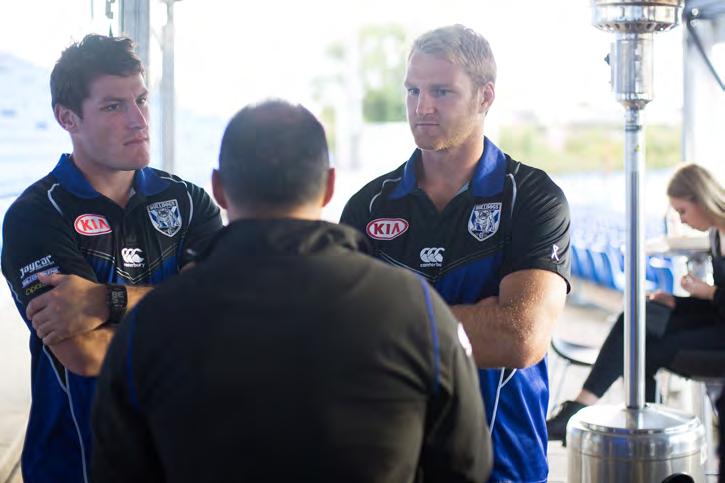 from the elite Bulldogs coaches and senior players how athletes are prepared for the rigours of the NRL.