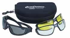 with Anti-Slip Grip Fits Over Most Prescription Glasses Microfiber Pouch Included Double-Sided Anti-Fog Coating Interchangeable Clear and