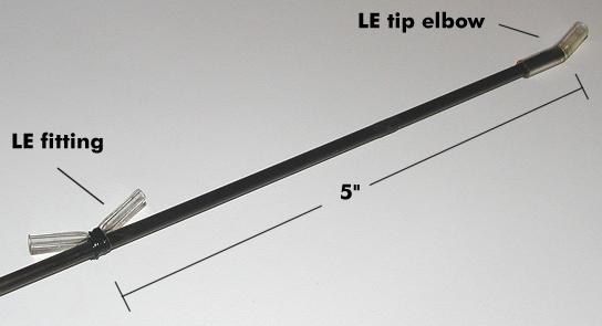 Note: If you find that later in the life of the plane that the sail tension could benefit from a tighter bow due to sail stretch, you can relocate or just extend the stop rings 1/8 inch
