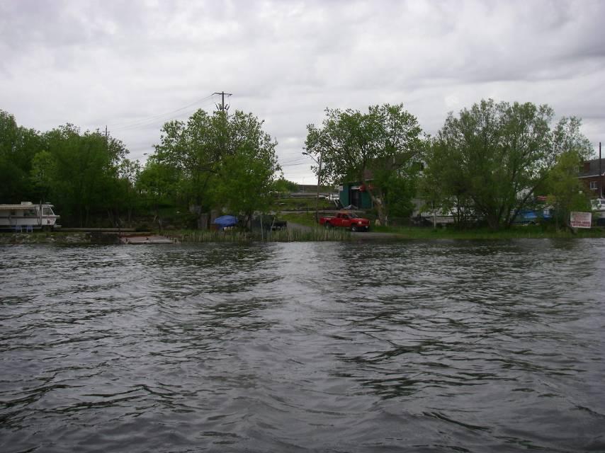 Photo 2 An example of developed western shoreline of the Cataraqui River, May 22, 2009. 3.1.