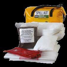 VEHICLE & TRANSPORT RANGE - Ol and fuel absorbents Spll kt type: Labelled waterproof PVC grab bag Absorbent