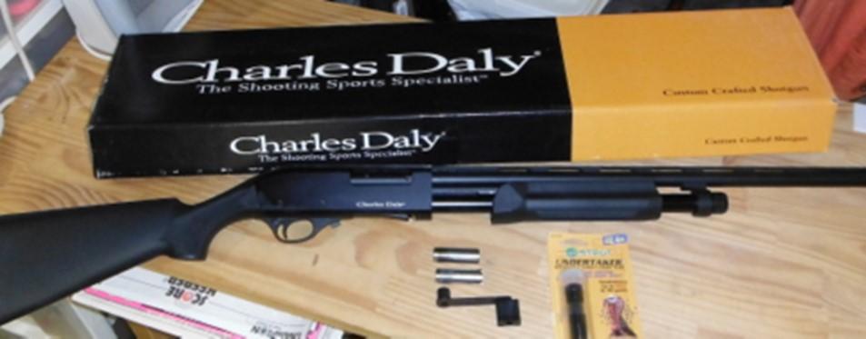 Classified Ads For Sale $250 Charles Daly, Field Hunter, original box, like new, 25 rounds fired 20 gauge, 3 chamber, 24 barrel accepts screw in chokes Includes: choke tube wrench, (4) choke tubes