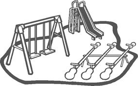 Playground Safety Many of the accidents from playground equipment result from: a. struck by a piece of moving equipment b. rough edges on equipment c. entrapment of extremities in equipment d.