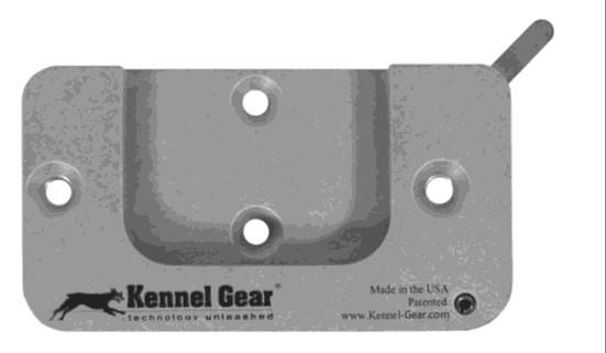 Part Number: 1002 Description: Kennel Bar Mount **The Kennel Bar Mount is our most universal mounting option.