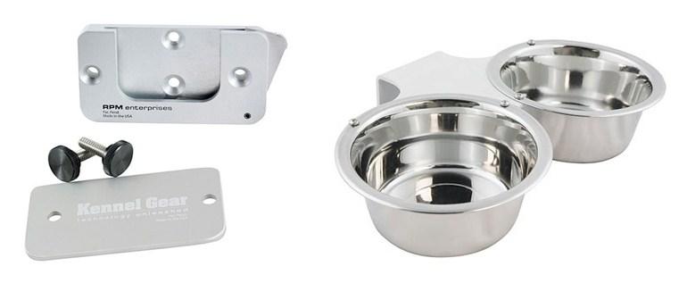 plate). Once the Kennel Bar Mount has been installed the bowl can easily be inserted into the mount and also removed.