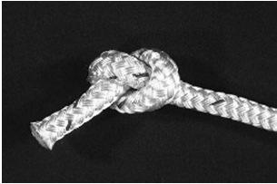 Stoppers Overhand Knot Used to back up