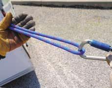 Appendix D Ropes and Rigging D-33 Load-Release Hitch The load-release hitch (LRH, or mariner s hitch) is a knot system designed to permit controlled belay of a load without switching away from the