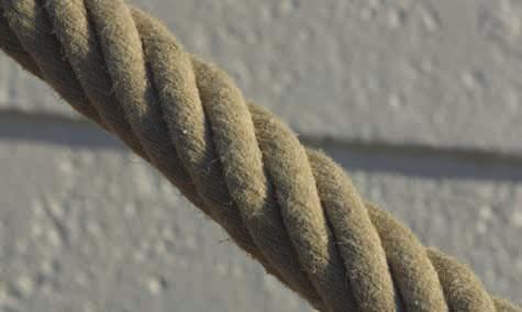 Rope and rigging may be your only means of accessing a trapped victim and bringing the victim to safety.