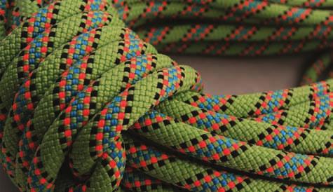 Rope is defined as a compact but flexible, torsionally balanced, continuous structure of fibers produced from strands that are twisted, plaited, or braided together Figure D-1.