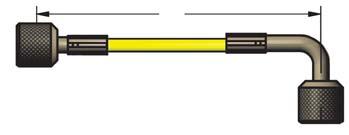 B959.. = Distance between seal faces = Distance between seal faces 5.3 2.3 Hose Assembly with two 90.804.