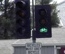 Technical Design Handbook, 2010 Bicycle Plan 6.3. Bicycle Signals Design Summary Part 4 of the California MUTCD covers bicycle signals.