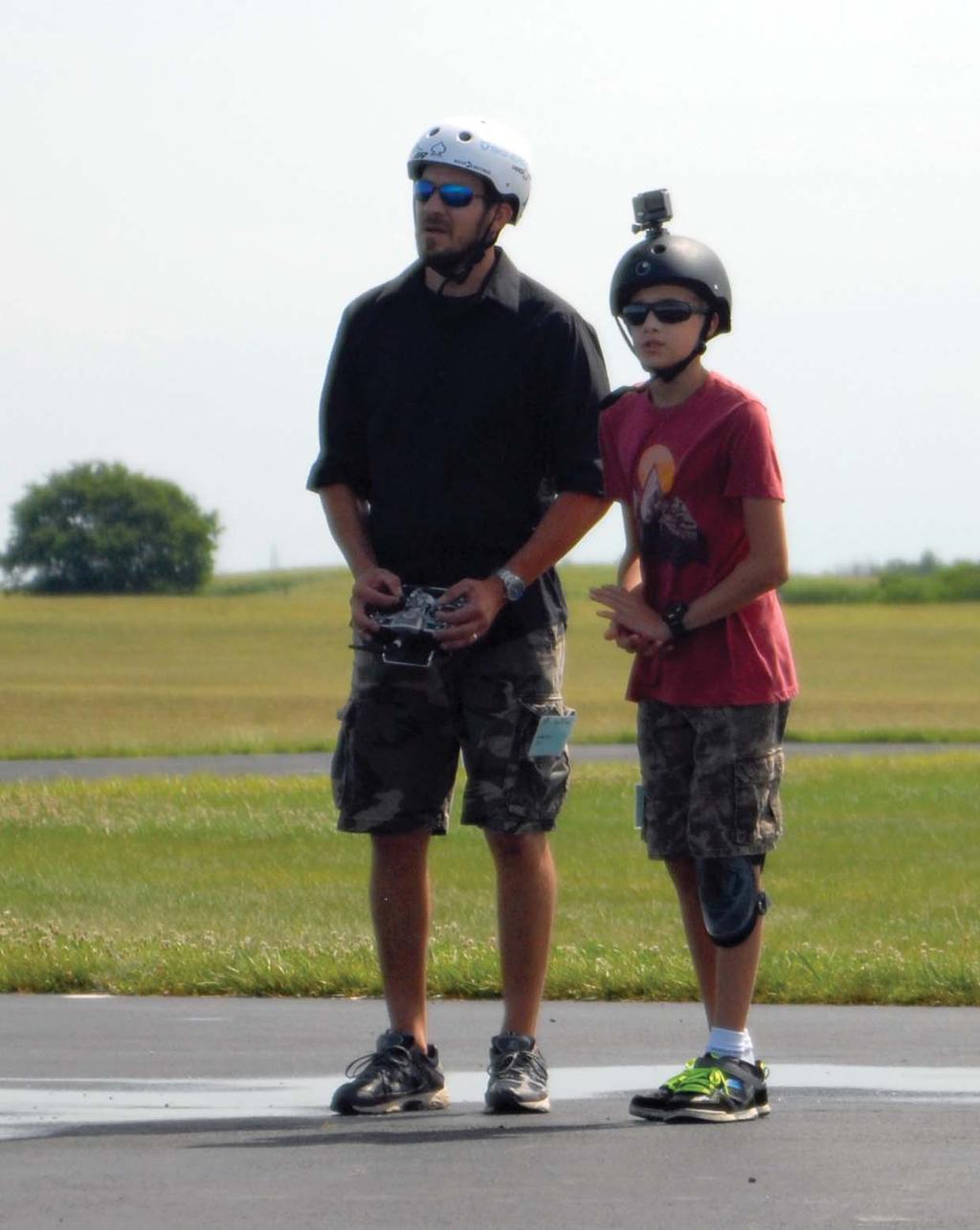 Kevin Yost and his son. Academy of Model Aeronautics International Aeromodeling Center, Muncie IN website: www.modelaircraft.