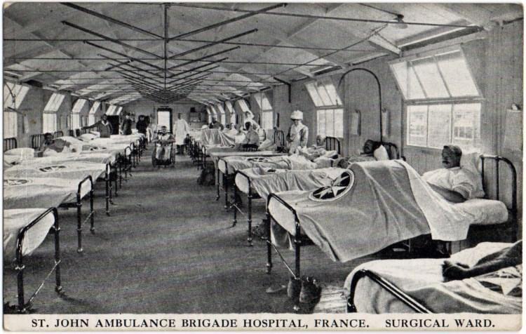 4. Base Hospitals These were located on the French and Belgian coast so men could easily be transported home.