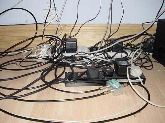 Do not overload sockets, ask for additional outlets to be installed. Environmental Health and Safety Electrical Hazards If any cables become warm to the touch, this could indicate a fire hazard.