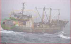 168) 10 nautical miles driftnet, 30t albacore, 5 6t shark carcasses, 0.5t shark fins onboard (previous vessel names: Shun Li No.6, Mitra 888) 0.