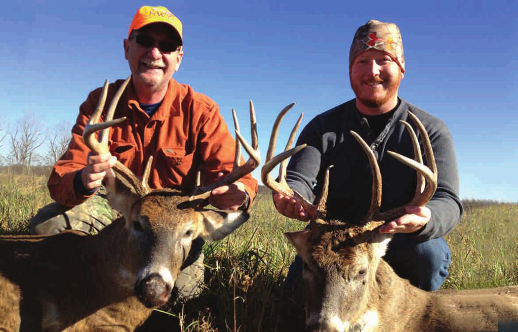 Price for 2014 will be $3,000 for a 6-day archery hunt. Rifle hunts are 5 days guided 2x1 and priced at $3,500. Hunters will pay for their own motel and meals in the nearby town of Great Bend.