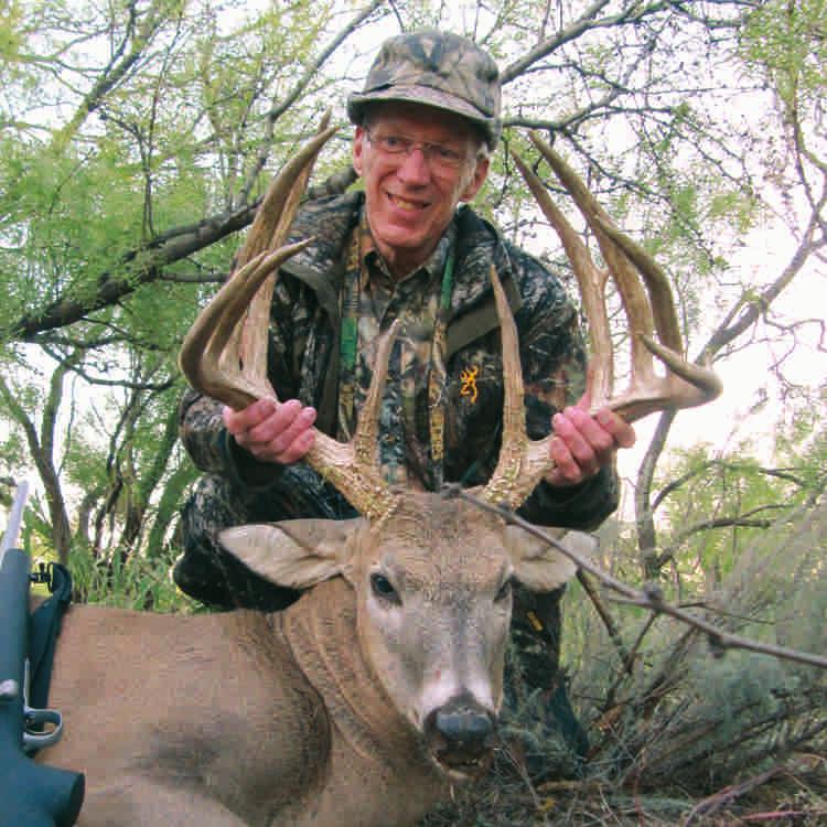 The ranch owner only allows a very select number of hunters each year to hunt his ranch, run by him, mainly for enjoyment and to manage a healthy deer herd.