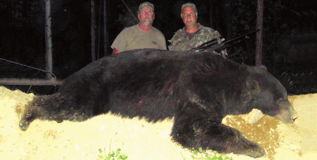 second bear took 2. In the spring of 2012 all 8 bear hunters scored and only one hunter wanted a second bear and he took home two. Top bears squared out in the 6 1/ 2-foot class.
