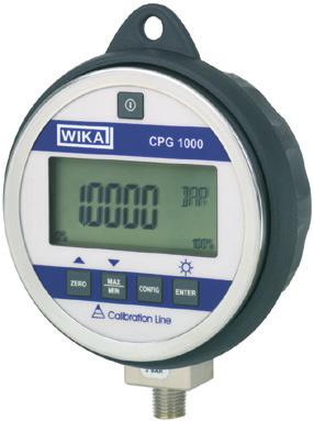 Calibration technology Precision digital pressure gauge Model CPG1000 WIKA data sheet CT 10.