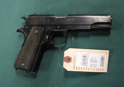 25004 Argentine M1927 Pistol Caliber / Gauge: 45ACP Barrel Length: 5 Serial Number: