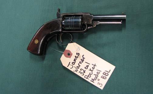 503 - James Warner Pocket Model Pistol Caliber /