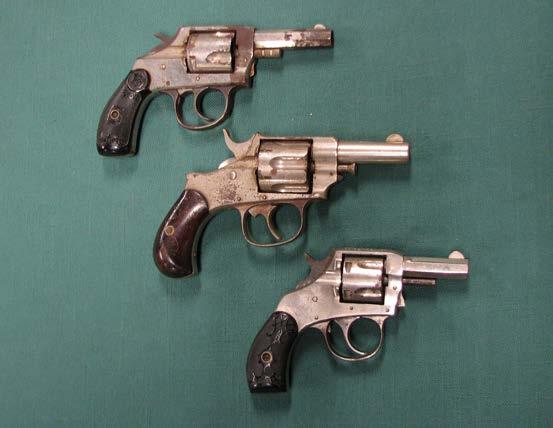 604 Box Lot #2 Contains Iver Johnson Model 1900 DA.32 S&W Revolver, Young America.