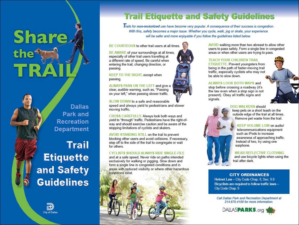 Trail Safety Initiatives Immediate Action Trail Safety
