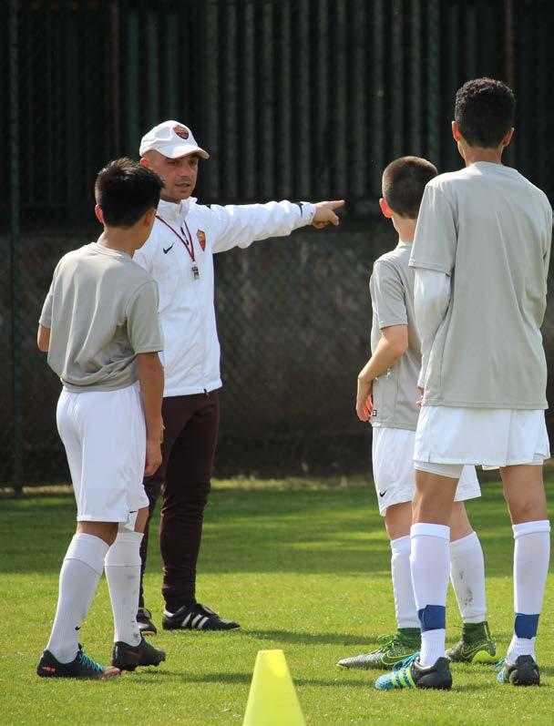 AS Roma coaching Experience what it is like to train as a pro as you take part in training sessions with Academy coaching staff from AS Roma.