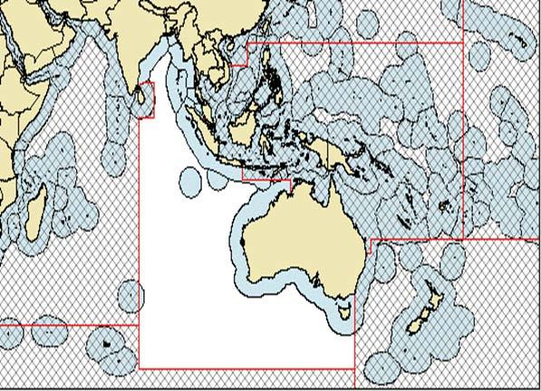 ABNJ Eastern Indian Ocean (Major Fishing area 57) Area: c. 22 million sq. km 1960 total catch: 42,000 t 2006 total catch: 1,030,000 t Real values: 1960: USD 0.