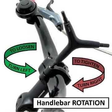 To confirm the cables are not twisted, you may need to spin the handlebar. The cables should not be wrapped around the stem or handlebar and free of any type of possible restriction.