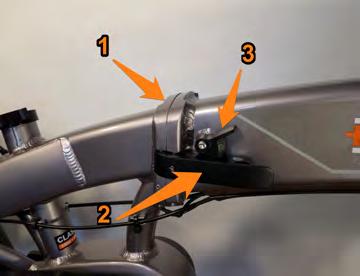 Close the locking lever. 3. Rotate the lever lock into position. STEP 3 Unfold the Main Frame 1.
