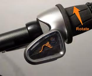 PEDAL-ASSIST, THROTTLE, AND SHIFTING Multiple levels of power assist are provided by the motor.