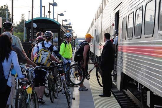 2 Make room for bikes on existing transit capacity Caltrain is one of the only commuter rail systems in the United