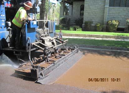 uniformly along the pavement. Service Life: 3 5 years. Slurry Seal A mixture of dense-graded fine aggregates and asphalt emulsion applied to the road surface.