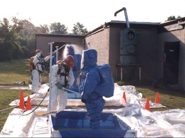 Simulated HazMat Incident Given a simulated hazardous materials incident, the fire company will respond, locate, isolate, identify and