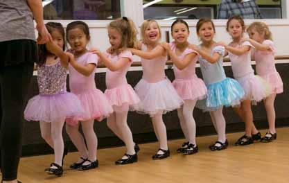 class is for the little dancer that is ready to follow along in a group without mommy in class.