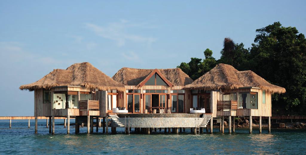 Over-water Villas Step into