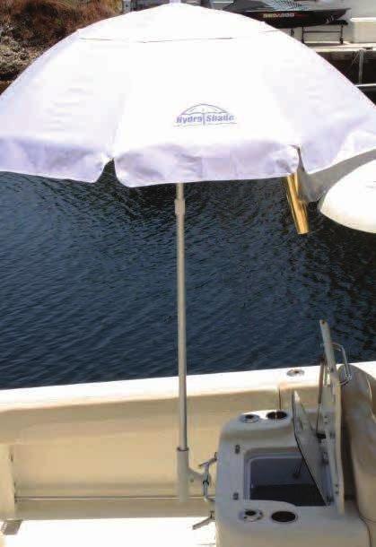 * Additional tie downs are NOT necessary with the Hydra Shade boat  Shade next to