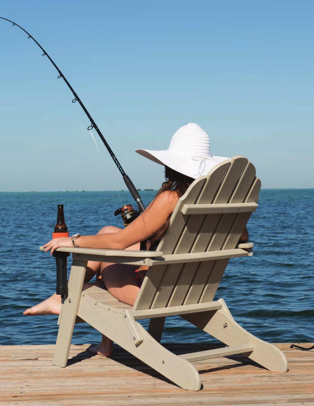Poly Resin Folding Anglers Chair