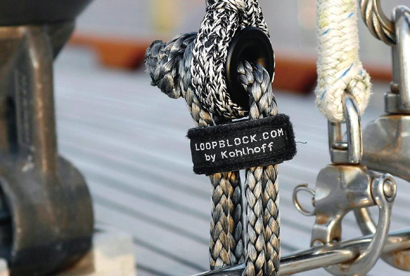 LOOP Sail Hanks KOHLHOFF LOOP Hanks are nothing else than short rope shackles which are ideal to attach sails to the forestay. KOHLHOFF LOOP Hanks are lightweight and small sized.