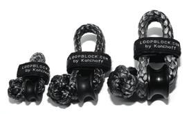 KOHLHOFF LOOP Connectors can be spliced into outhauls, sheets or halyards to replace