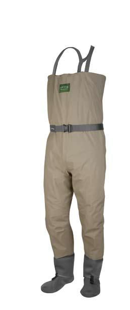 These seams are 25% stronger than stitched seams and do not pierce the fabric as stitched seams do IN SHORT This construction gives the waders: Stronger seams No stitch holes in the fabric Slimmer