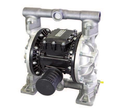 Zip 182 Feeding Low pressure diaphragm pumps Double diaphragm pump for material transport and circulating systems. Up to 8 bar and 182 L/min.
