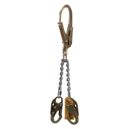 Available with snap hooks and/or rebar hooks, allowing for a variety of attachment options. Meets requirements of ANSI Z359.