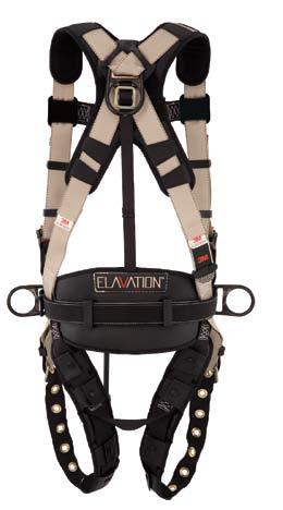 capacity Available in S-M, L-XL and XXL 7512Q Elavation Premium Harness with quick connect buckle chest connection, quick connect buckle