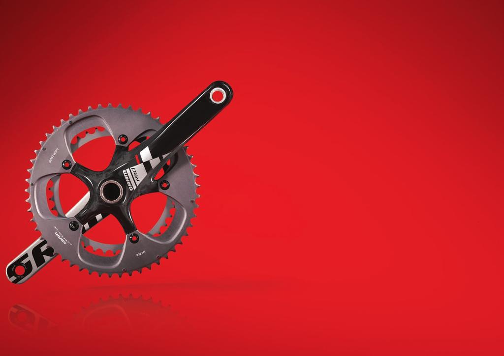 CRANKSET Putting the power to the pavement: the stiff, smooth, and strong SRAM Red Crankset is poised to dominate.