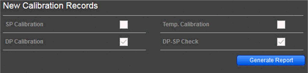 With the SP Calibration Check, the process is the same as the DP check. The final Calibration Check is the Temperature/RTD.